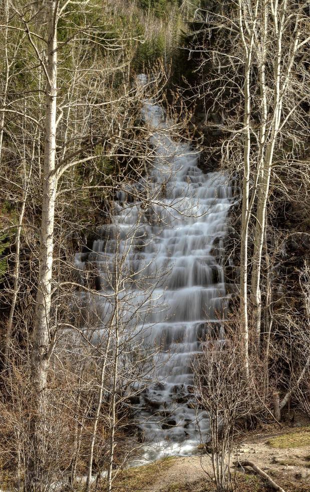 Waterfall Glacier National Park photo