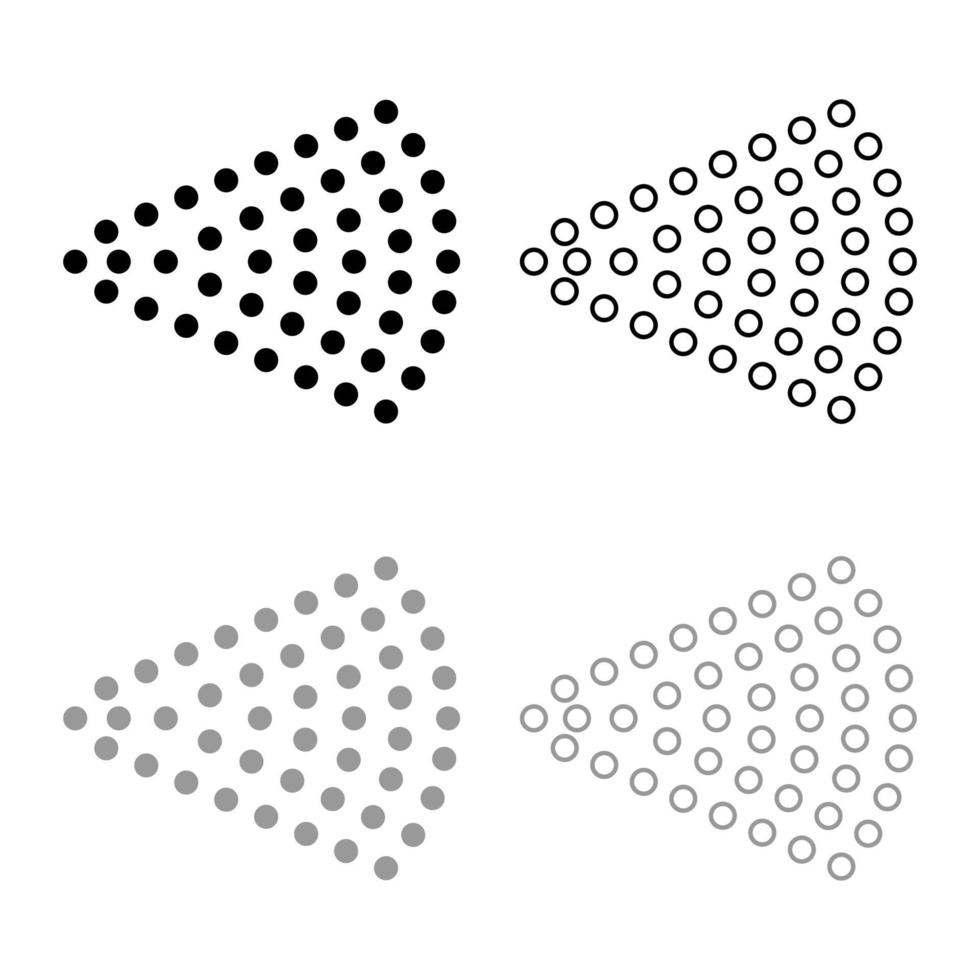 spray aerosol chorro de agua spray niebla de atomizador de botella cosmética icono esquema conjunto negro gris color vector ilustración estilo plano imagen