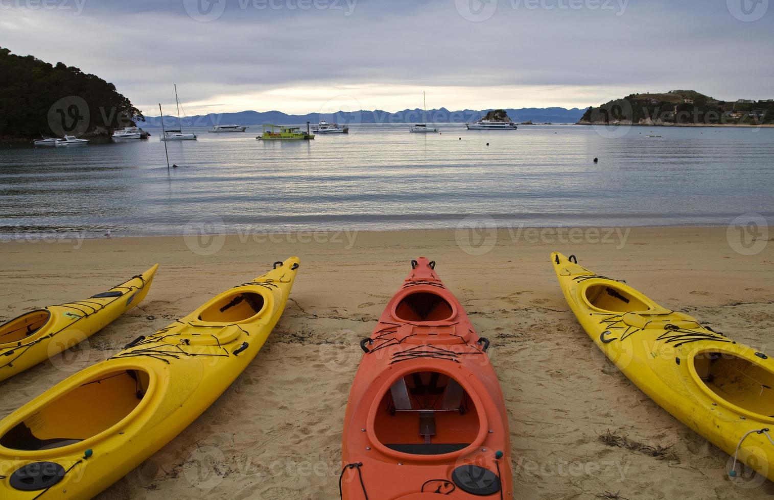 Golden Sand Beach New Zealand photo