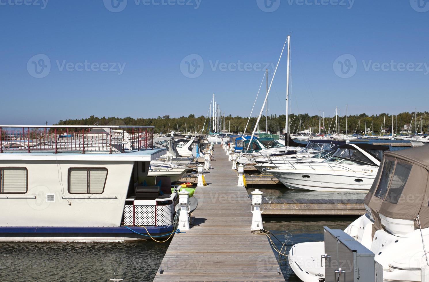 Marina on Lake Huron photo