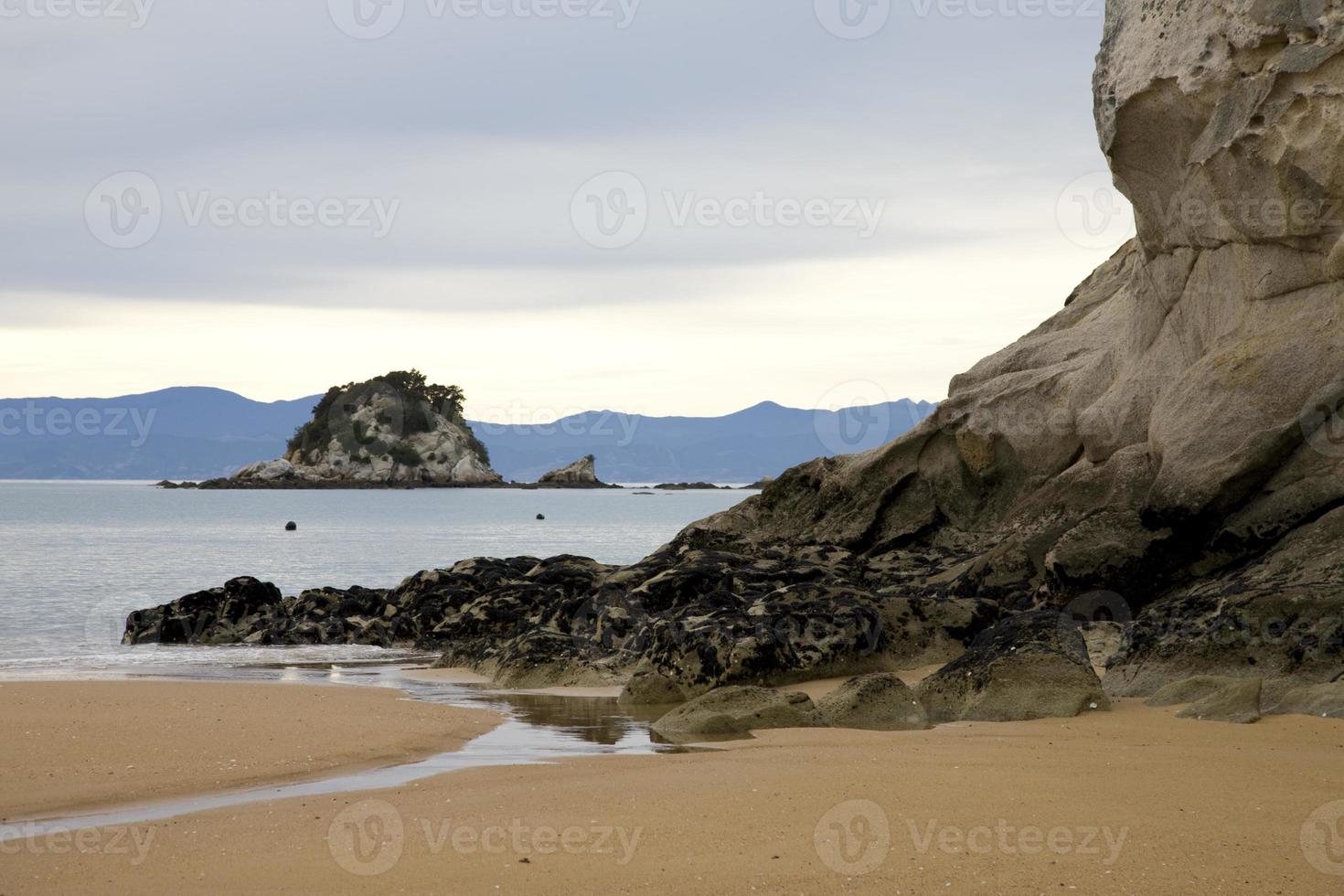 Golden Sand Beach New Zealand photo