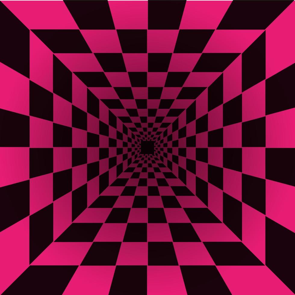 Abstract Checkered Background With Squares vector