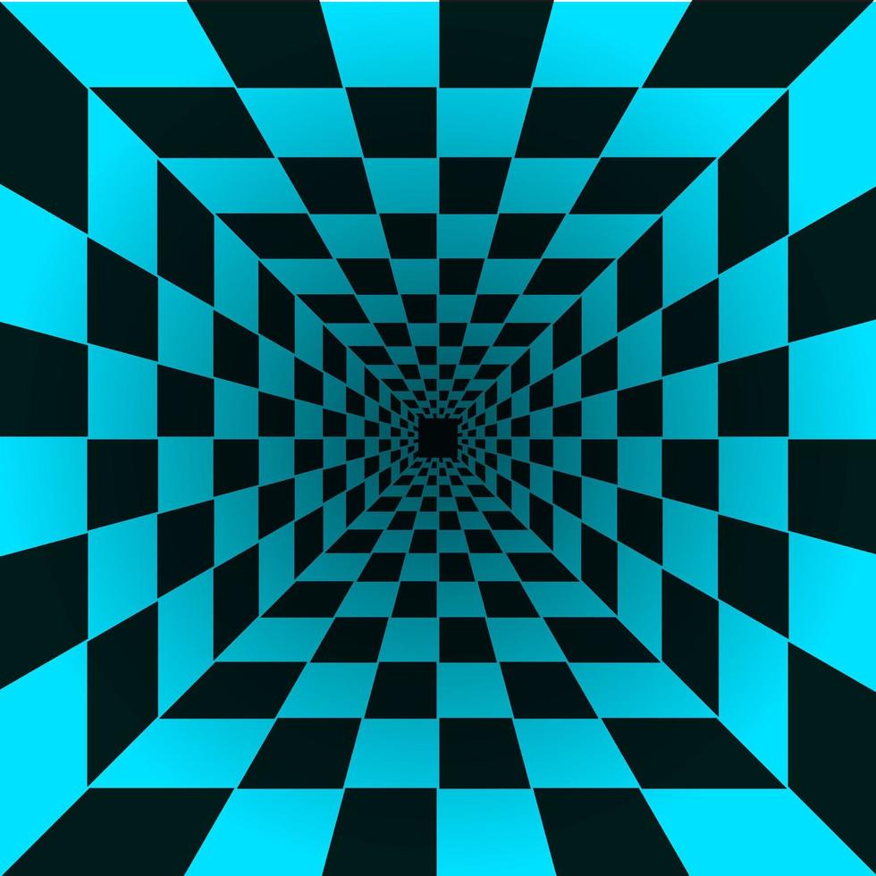 Abstract Checkered Background With Squares vector