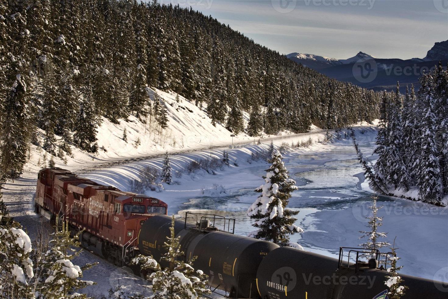 Rocky Mountains in Winter photo