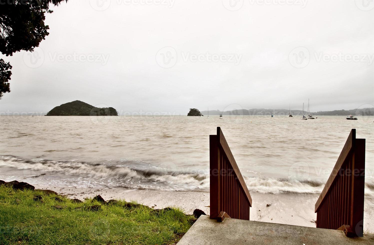 Paihia Beach New Zealand photo