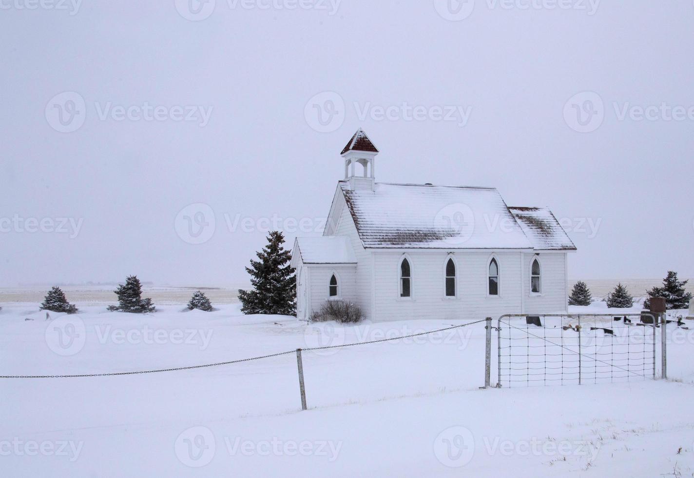 Prairie Winter Scene photo