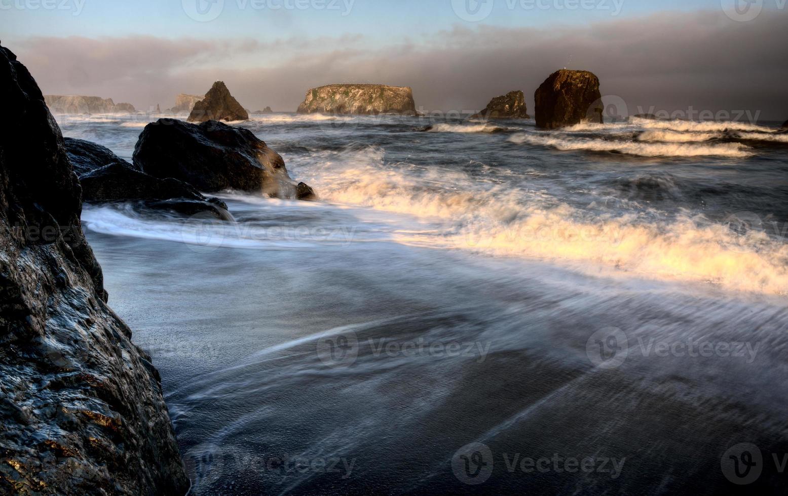 Sunset Bandon Oregon photo