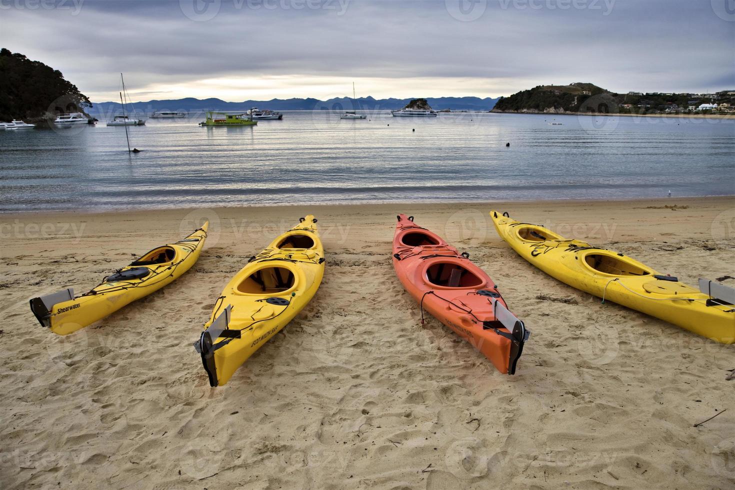 Golden Sand Beach New Zealand photo