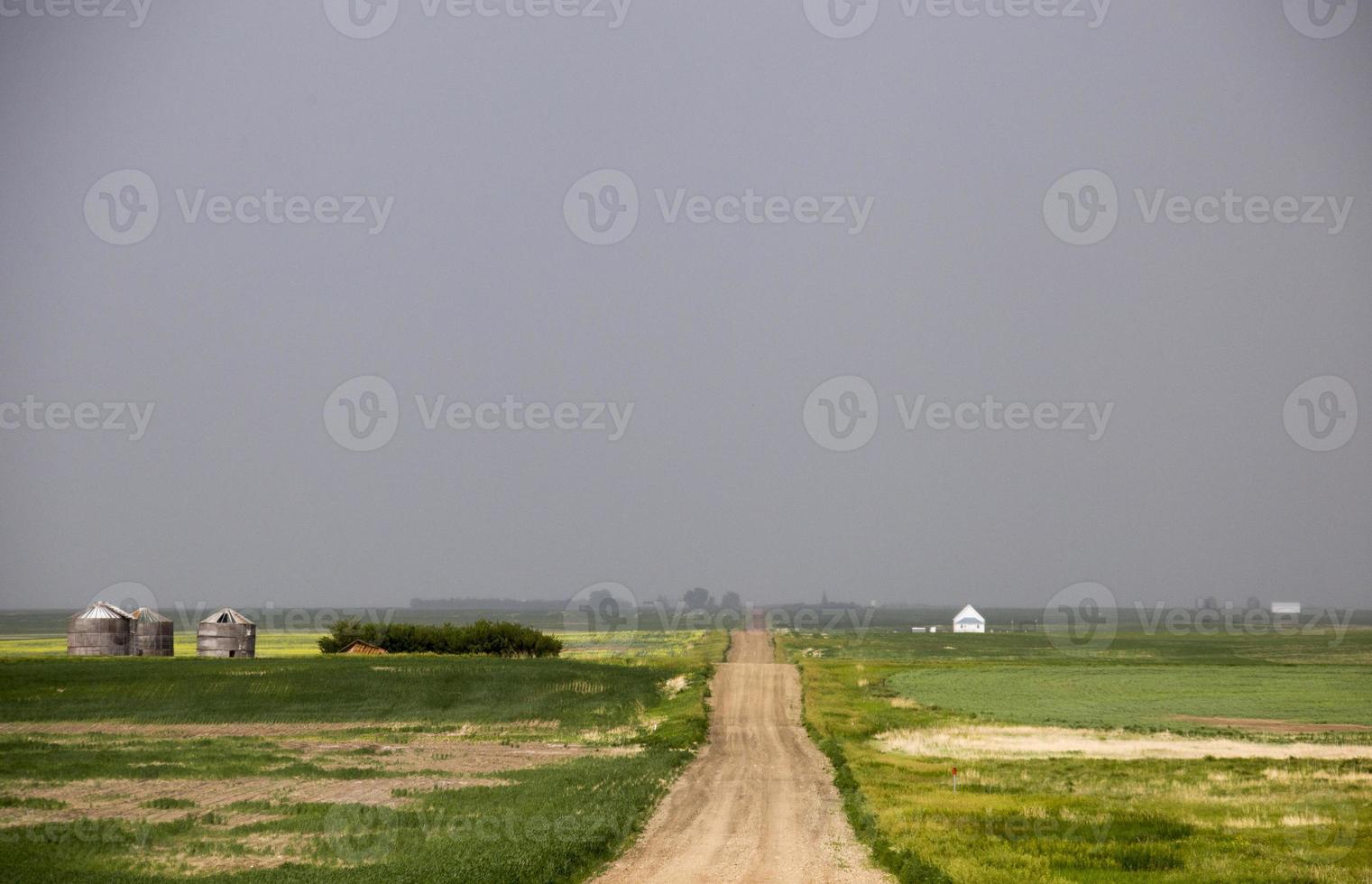 pradera nubes de tormenta canadá foto