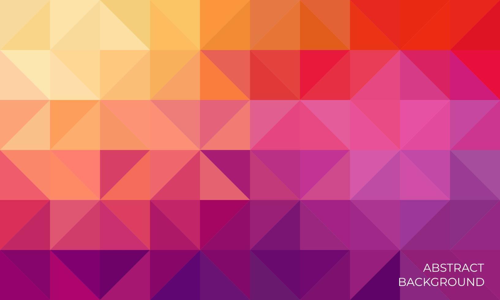 Abstract colorful geometric triangle background with mosaci design style vector