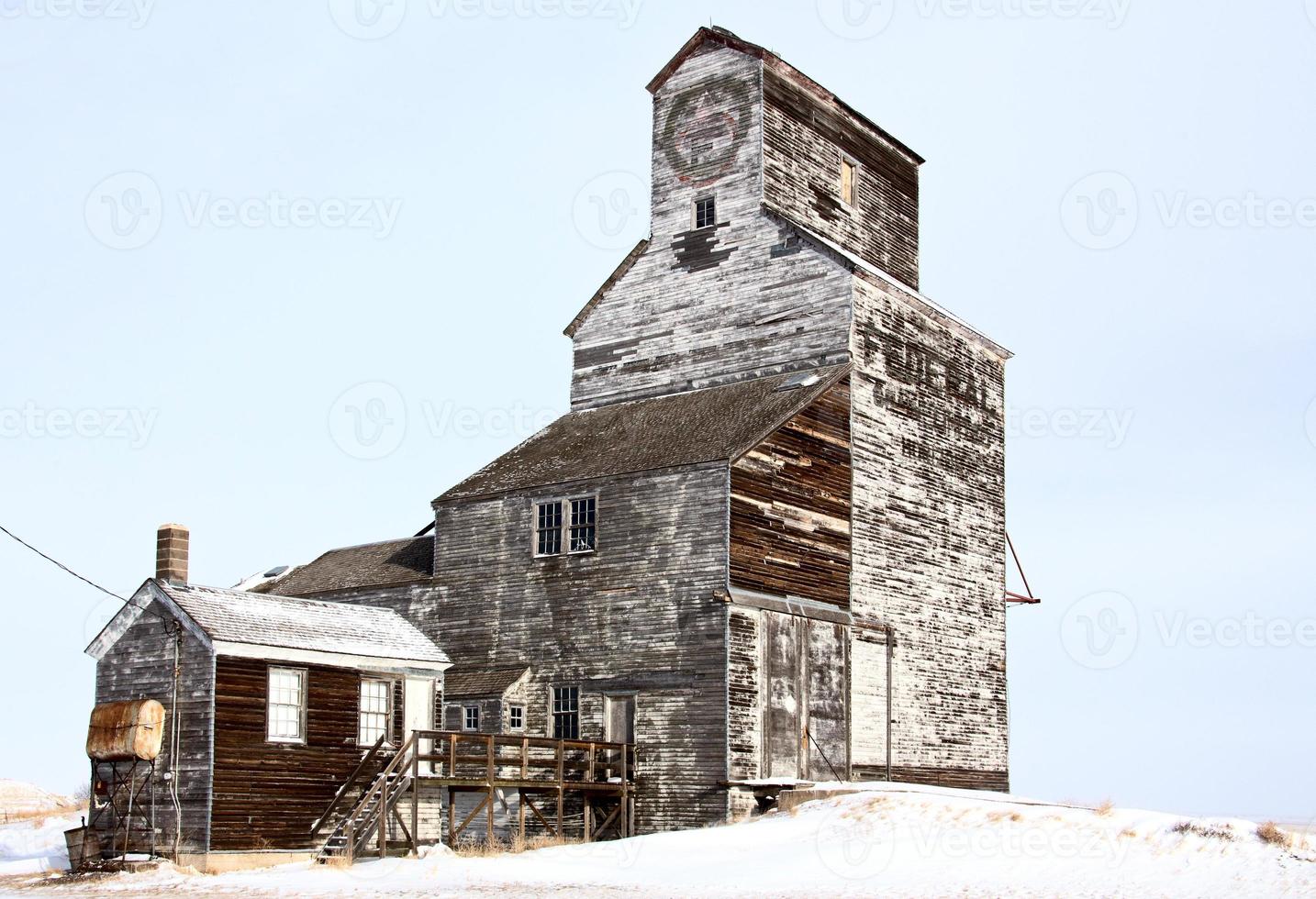 Delapitated Grain Elevator photo