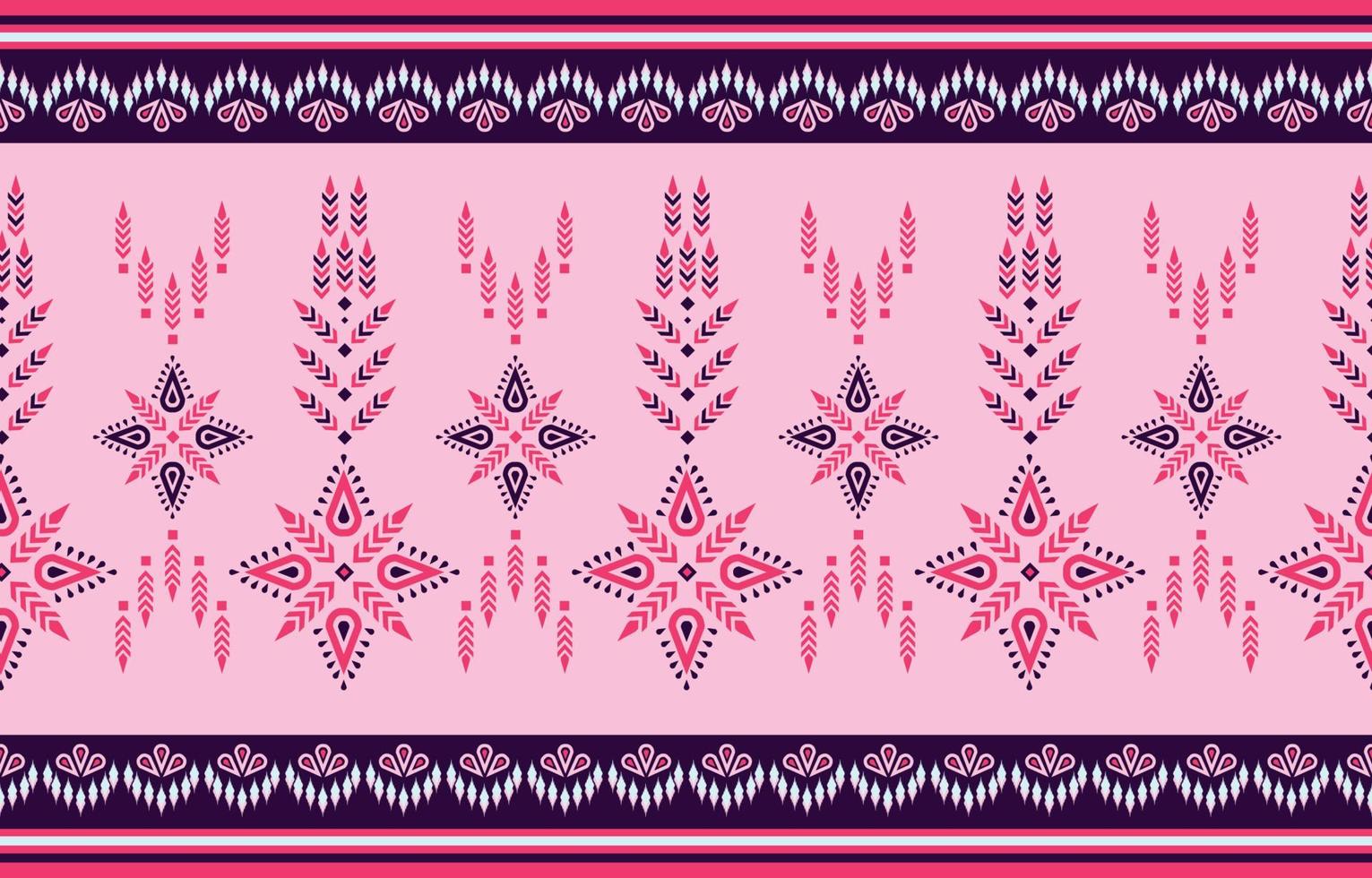ethnic abstract beautiful art. Ikat seamless pattern in tribal, folk embroidery, Mexican style. Aztec geometric art ornament print. Design for carpet, wallpaper, clothing, wrapping, fabric. vector