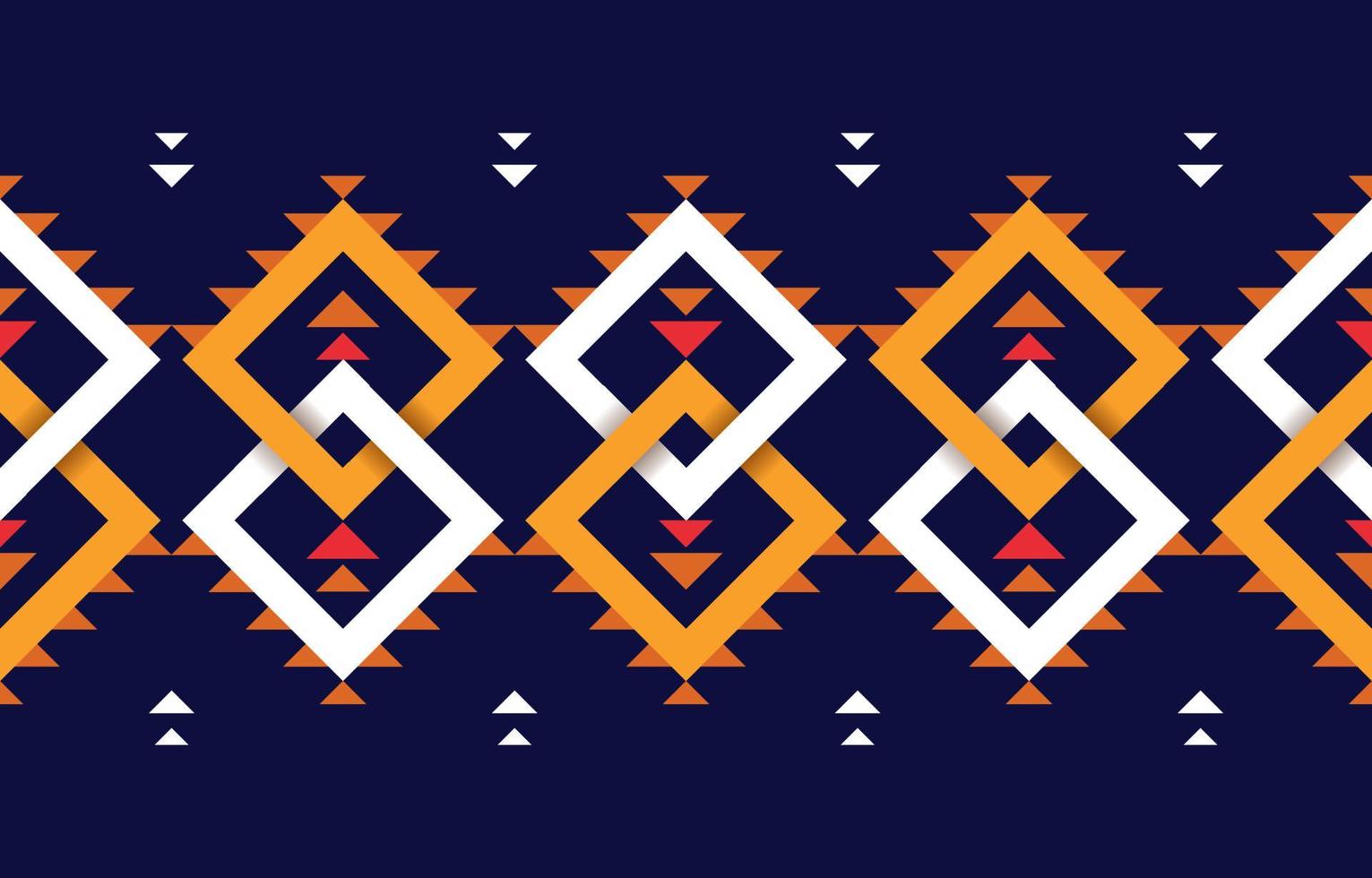 ethnic abstract beautiful art. Ikat seamless pattern in tribal, folk embroidery, Mexican style. Aztec geometric art ornament print. Design for carpet, wallpaper, clothing, wrapping, fabric. vector