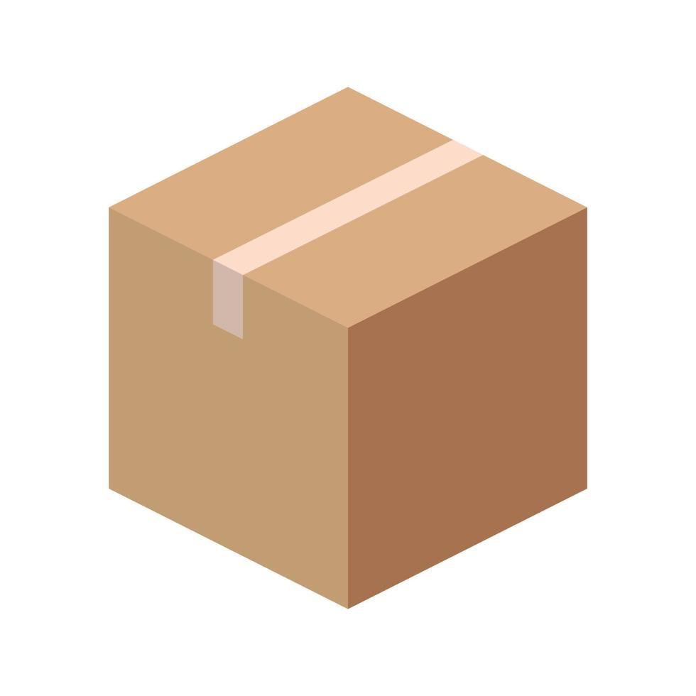 delivery box illustration vector