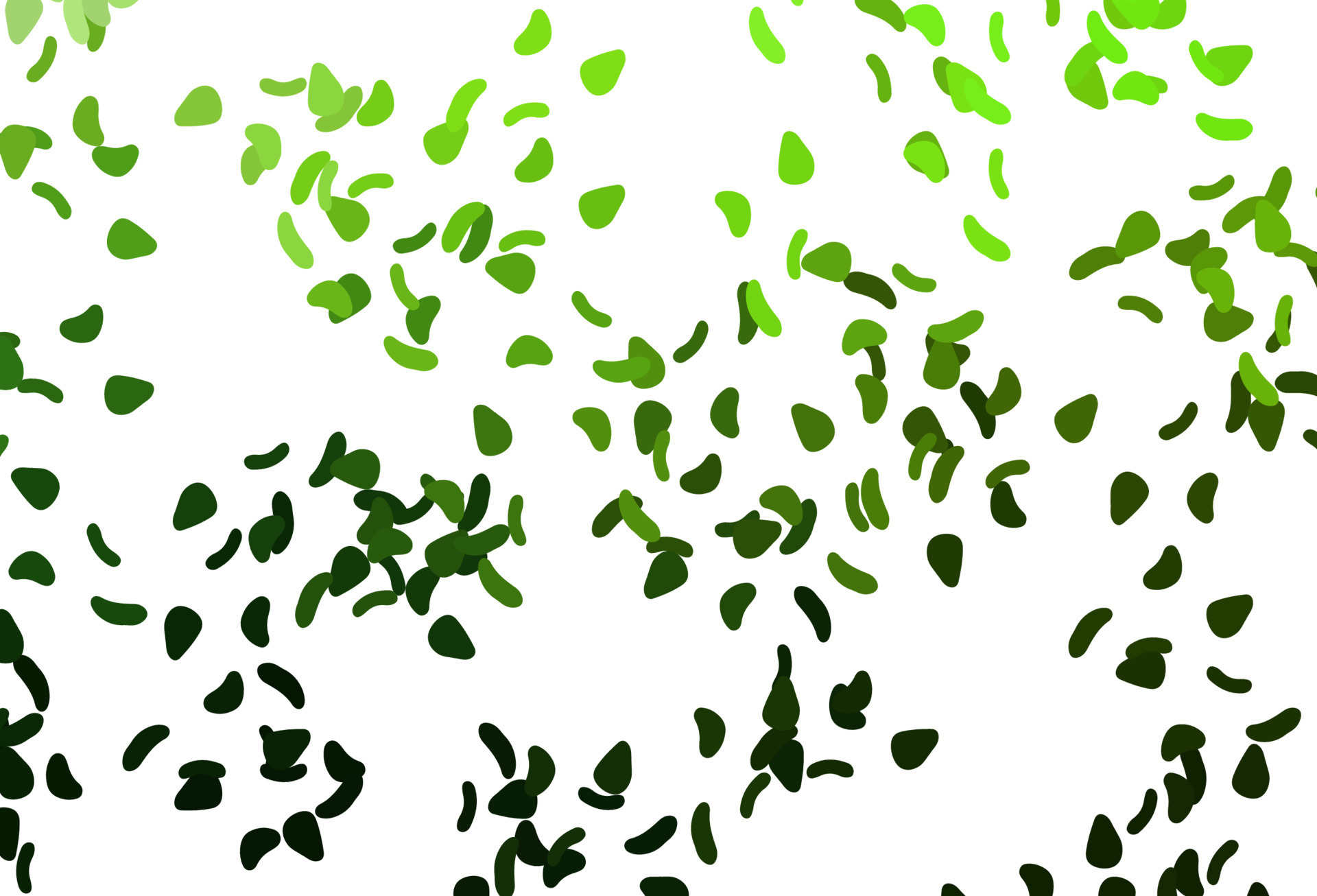 Light Green vector background with abstract forms. 5907628 Vector Art