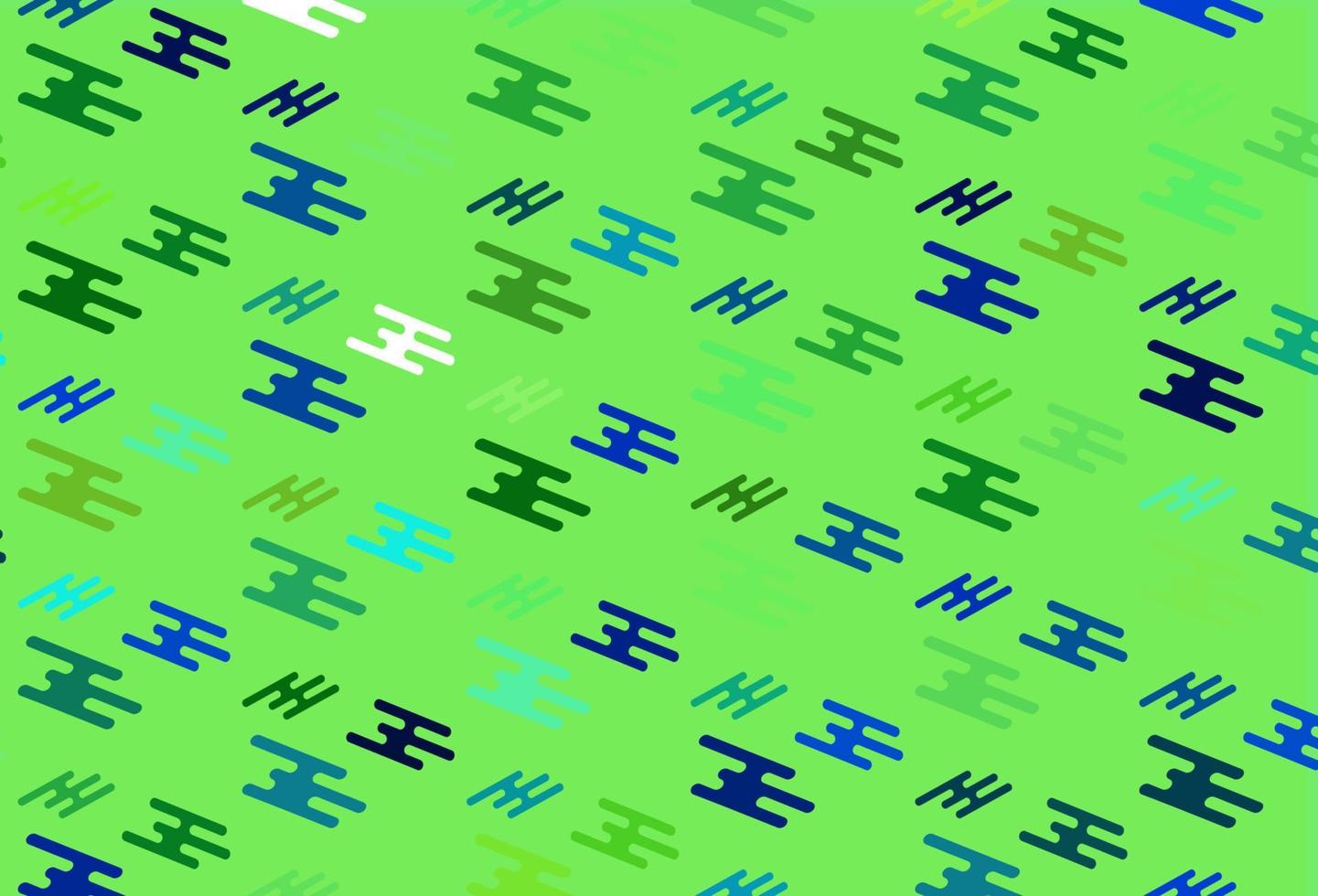 Light Green, Yellow vector template with repeated sticks.