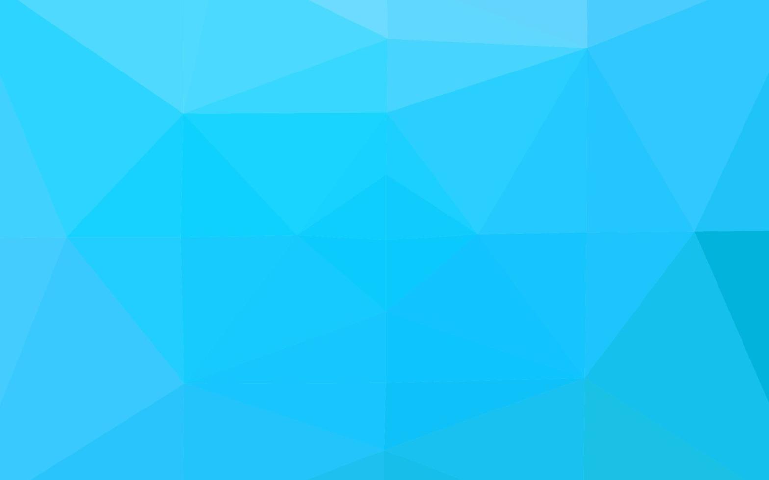 Light BLUE vector triangle mosaic template.