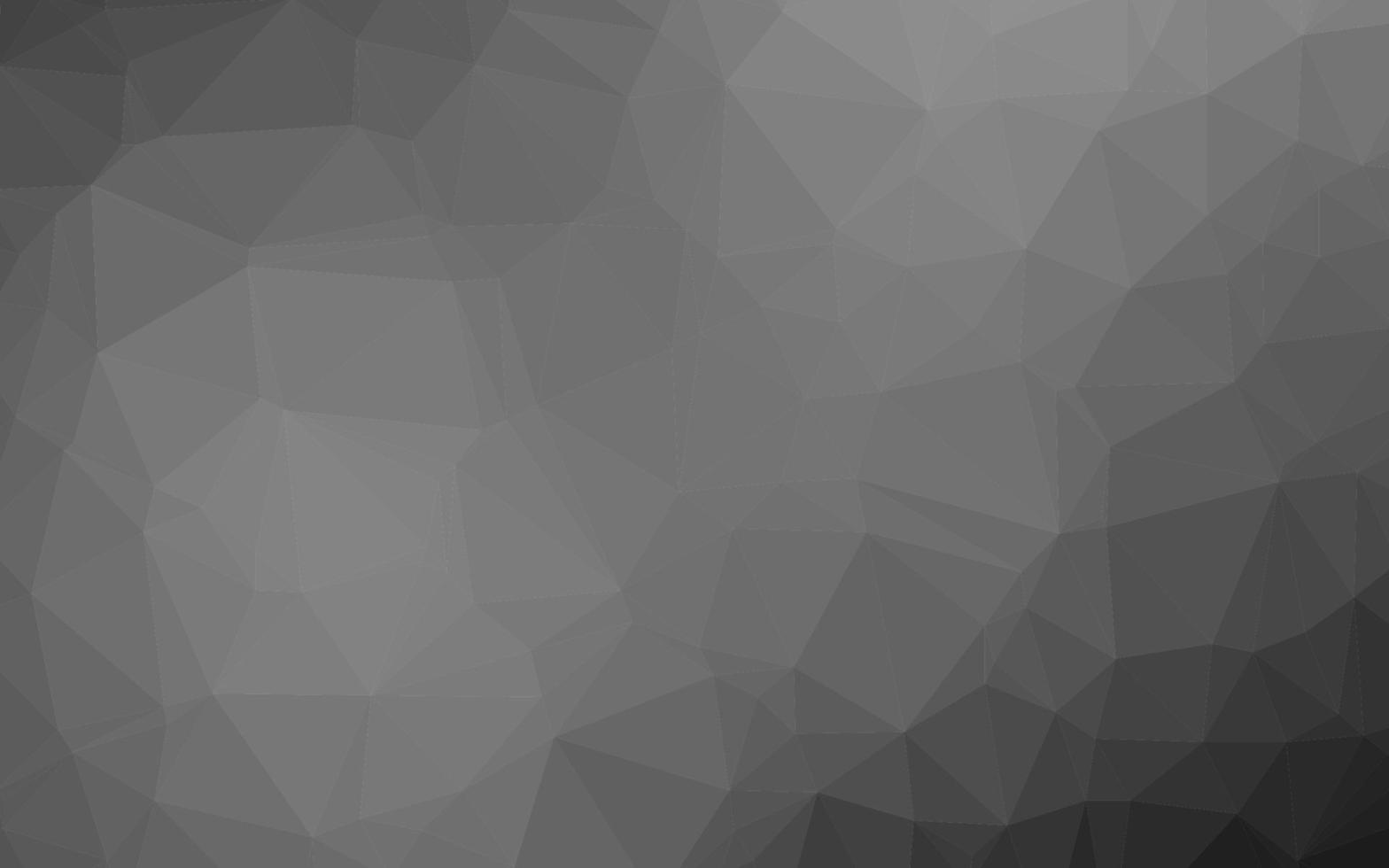 Light Silver, Gray vector shining triangular pattern.