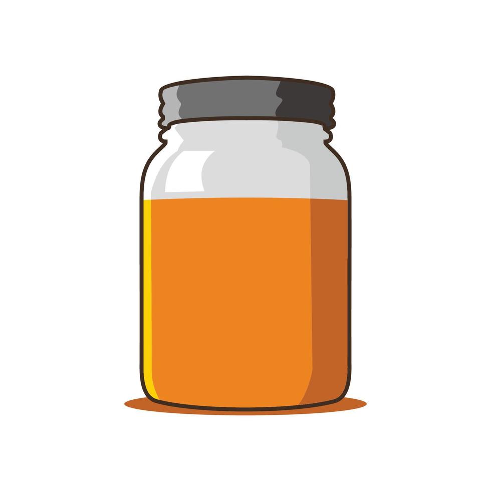 jar of honey vector design