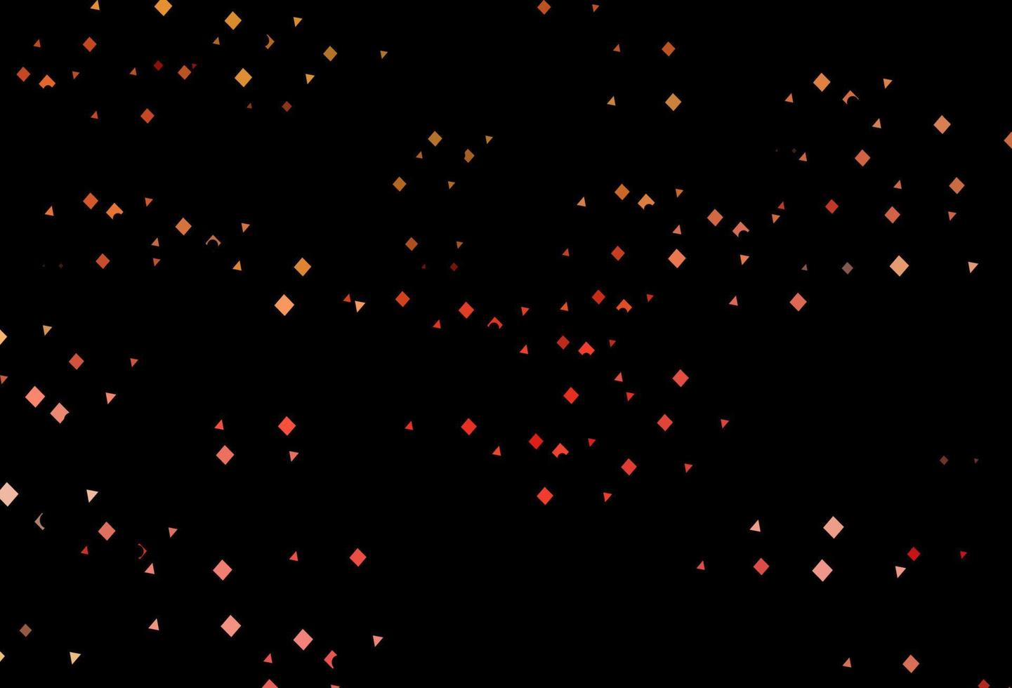 Dark green, red vector texture in poly style with circles, cubes.