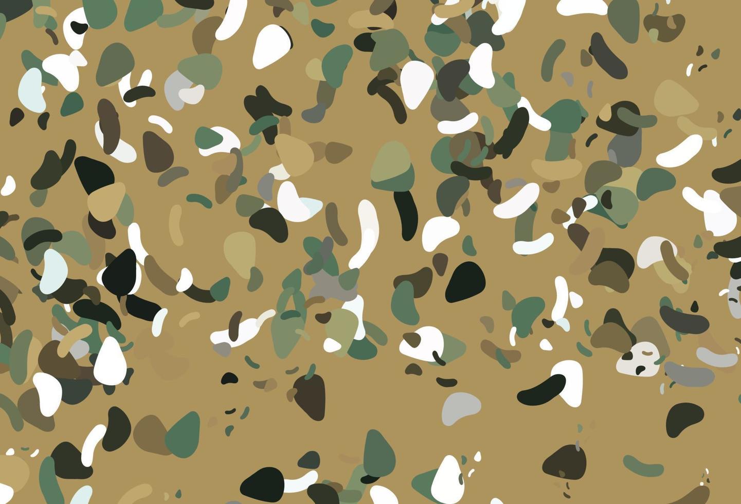 Light green, yellow vector background with abstract forms.