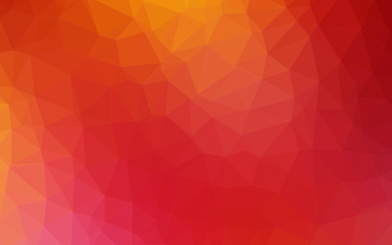 diseño abstracto de polígono de vector rojo claro, amarillo.