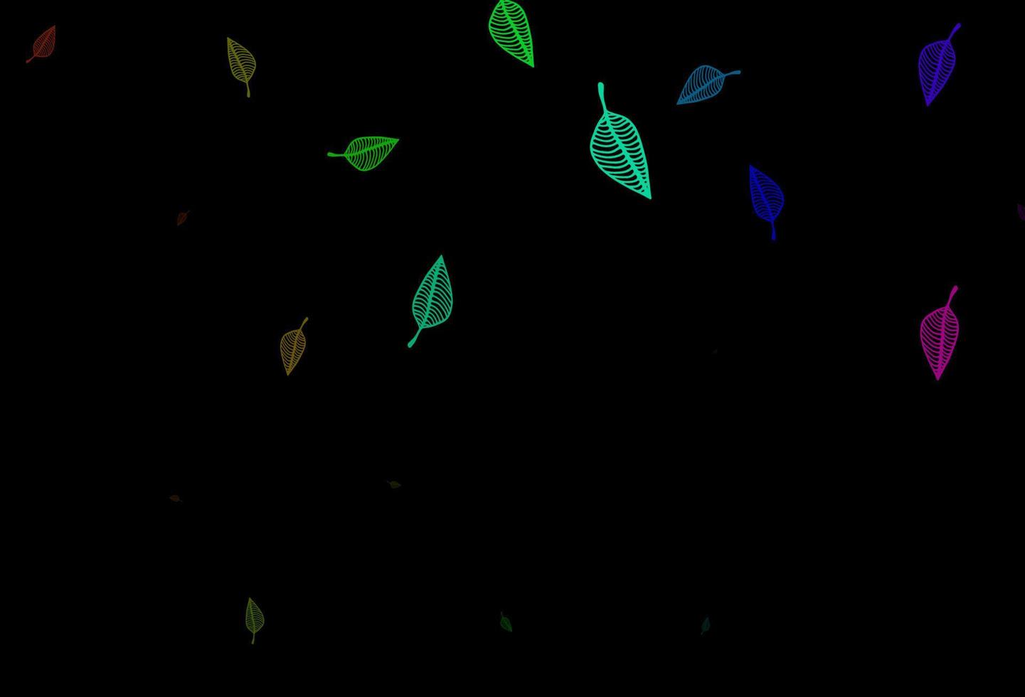 Dark Multicolor, Rainbow vector sketch background.