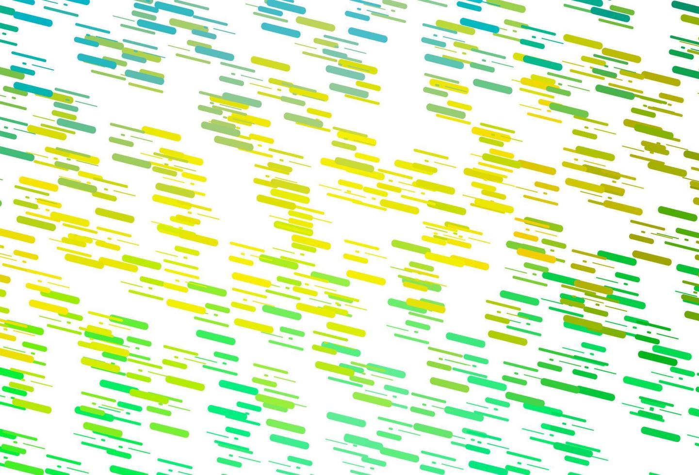 Light Green, Yellow vector backdrop with long lines.
