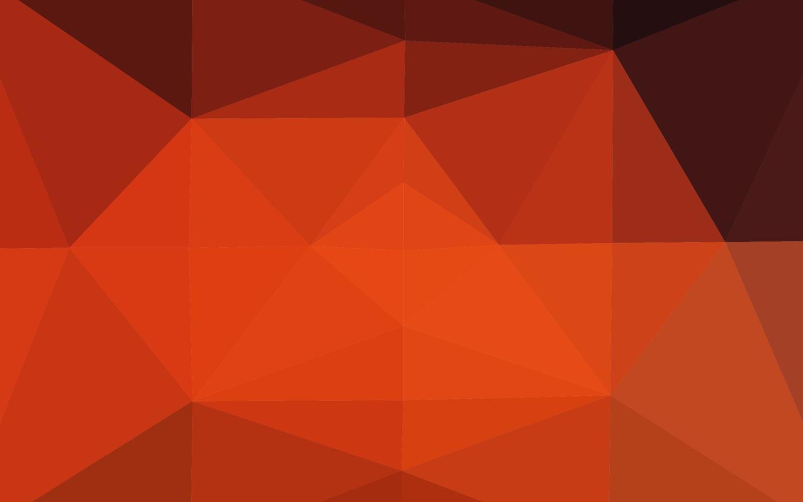 Dark Red, Yellow vector shining triangular pattern.