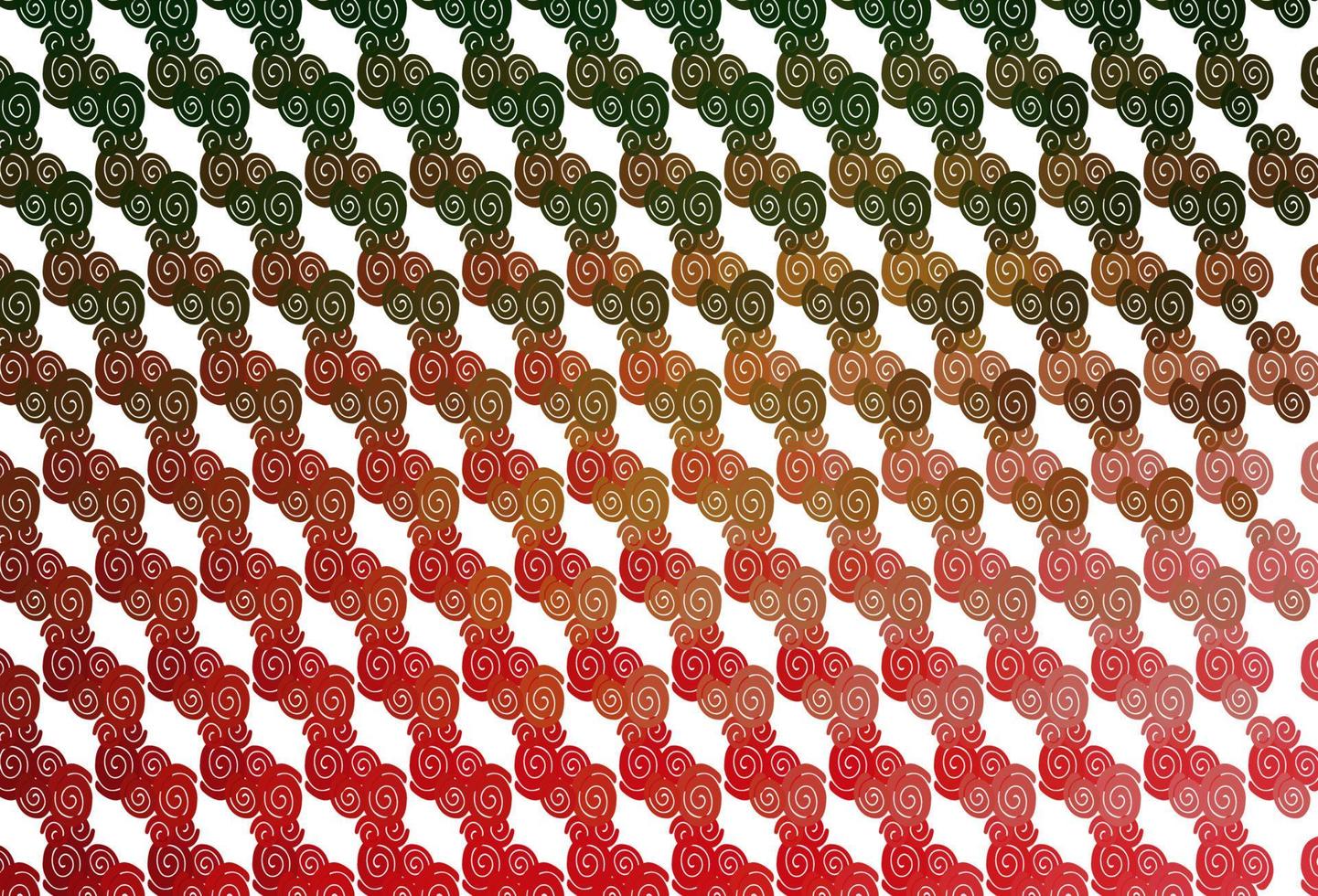 Light Green, Red vector background with abstract lines.