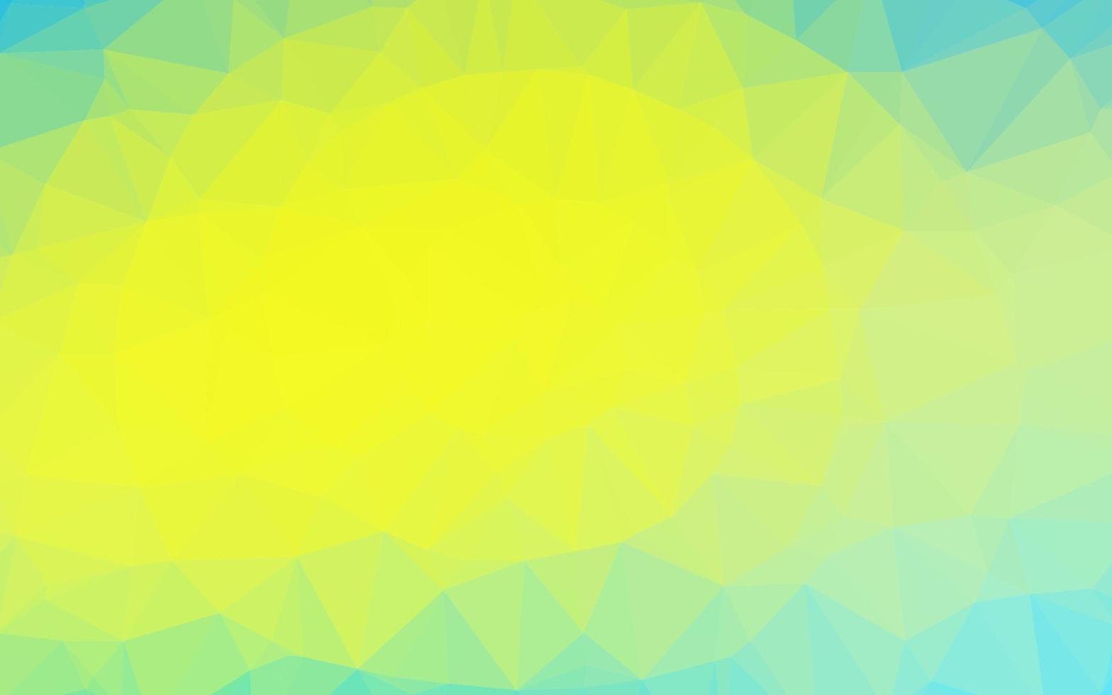 Light Blue, Yellow vector polygonal pattern.