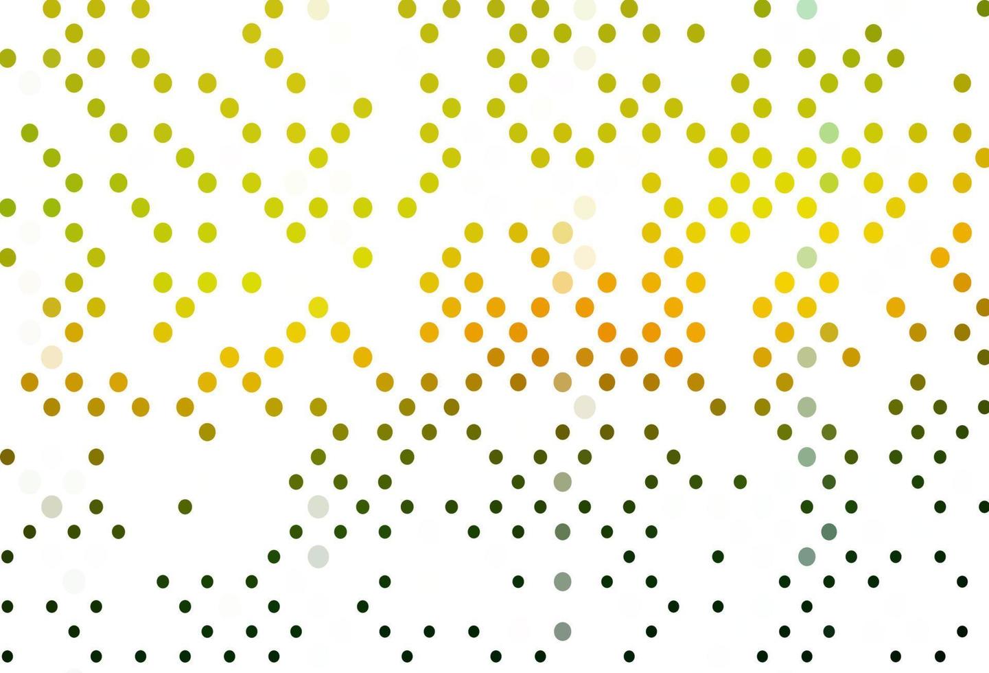 Light Green, Yellow vector backdrop with dots.