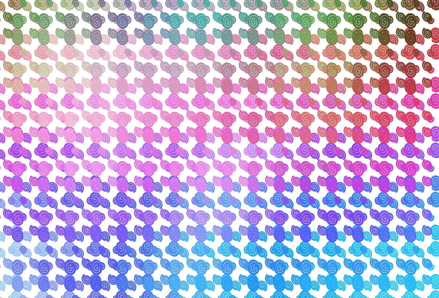 Light Multicolor, Rainbow vector background with abstract lines.