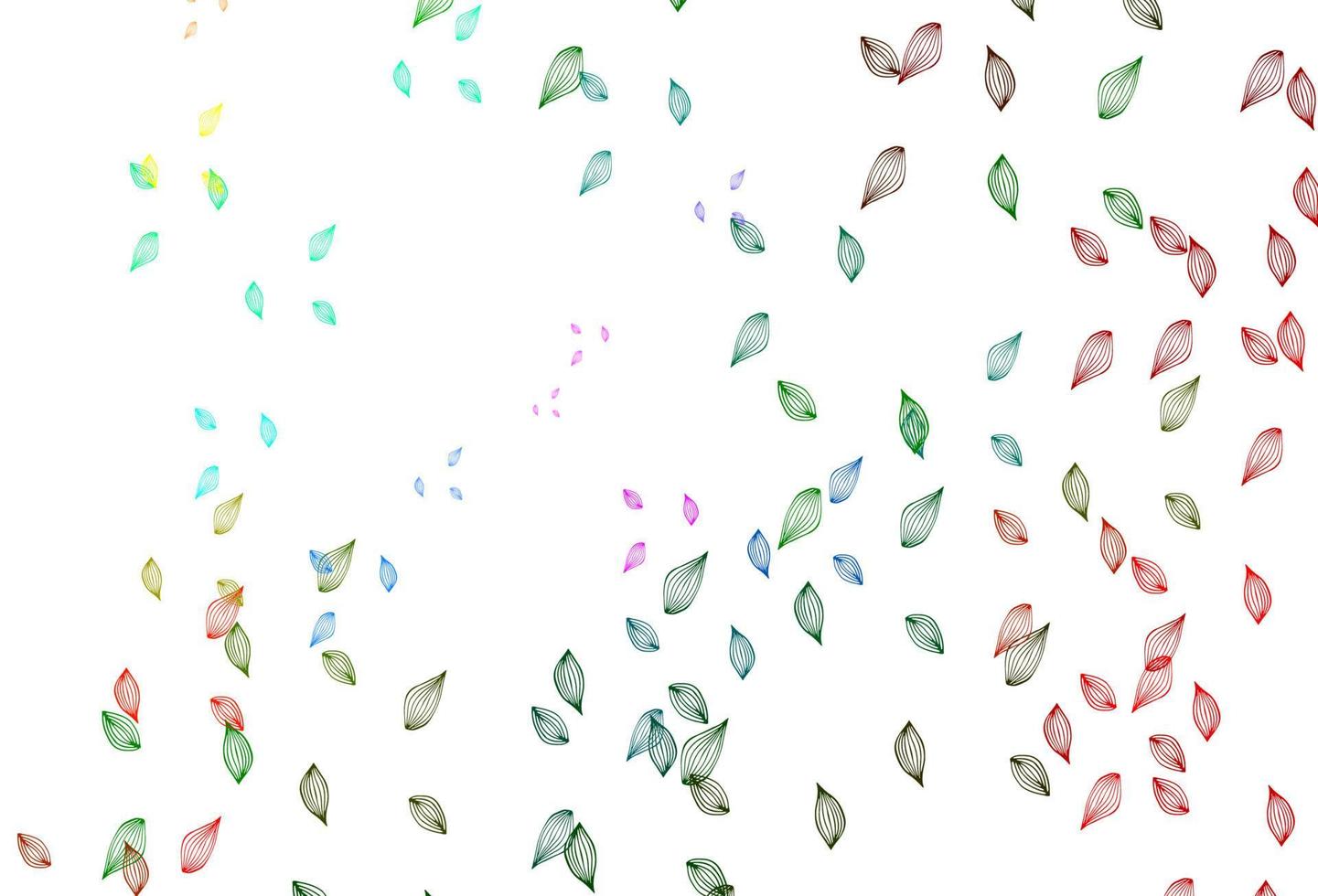 Light Multicolor, Rainbow vector doodle cover.