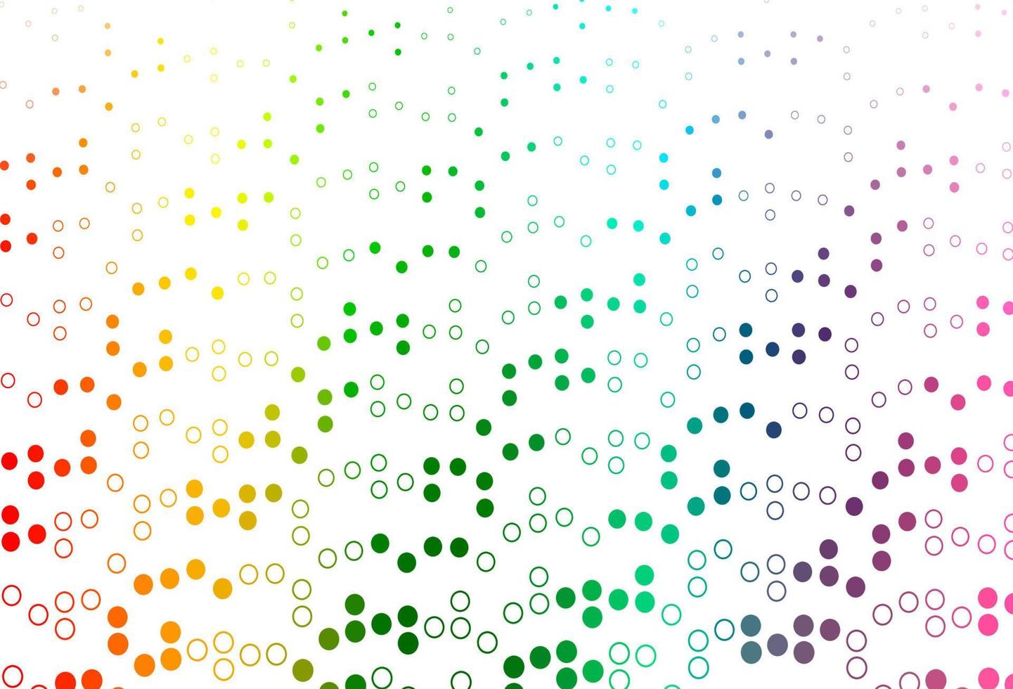 Light Multicolor, Rainbow vector template with circles.