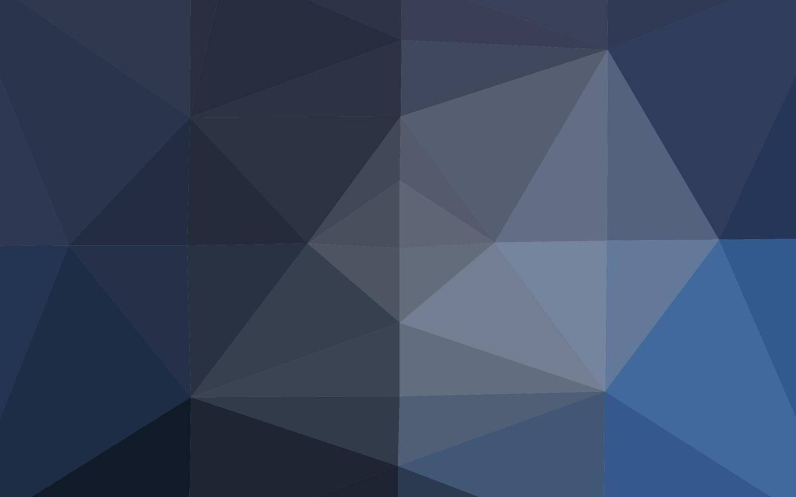 Cubierta de mosaico de triángulo vector azul oscuro.