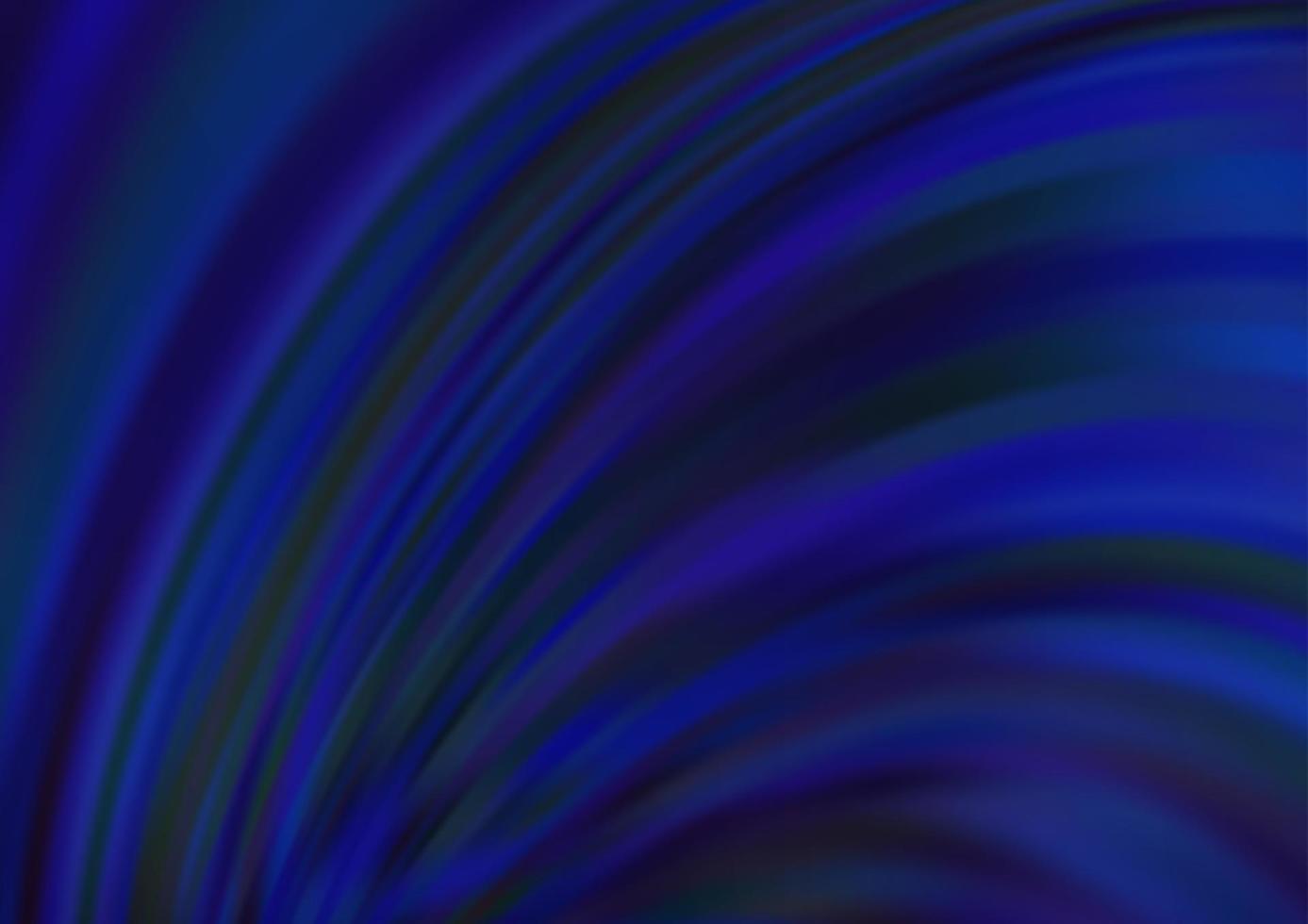 Dark BLUE vector background with bent ribbons.