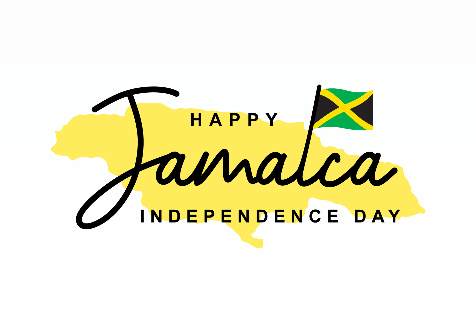 Jamaica Independence day background national celebration on august 6
