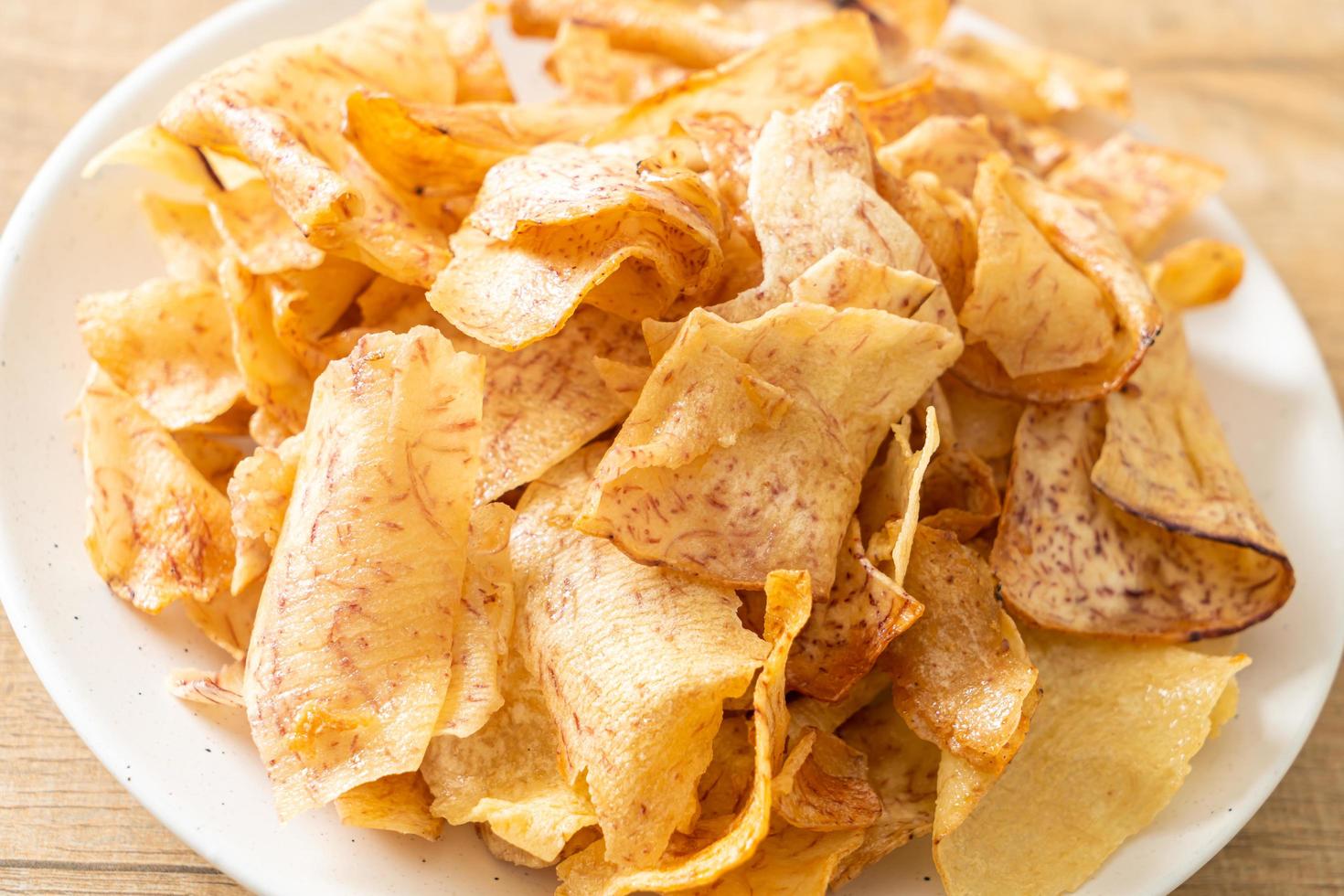 Crispy Sweet Taro Chips - snack photo