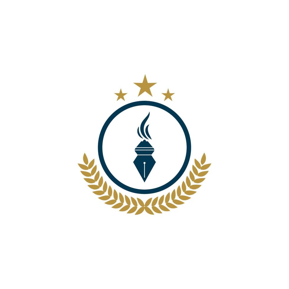 University  Academy  School and Course logo design template vector