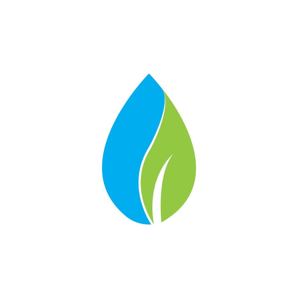 vector de plantilla de logotipo de gota de agua