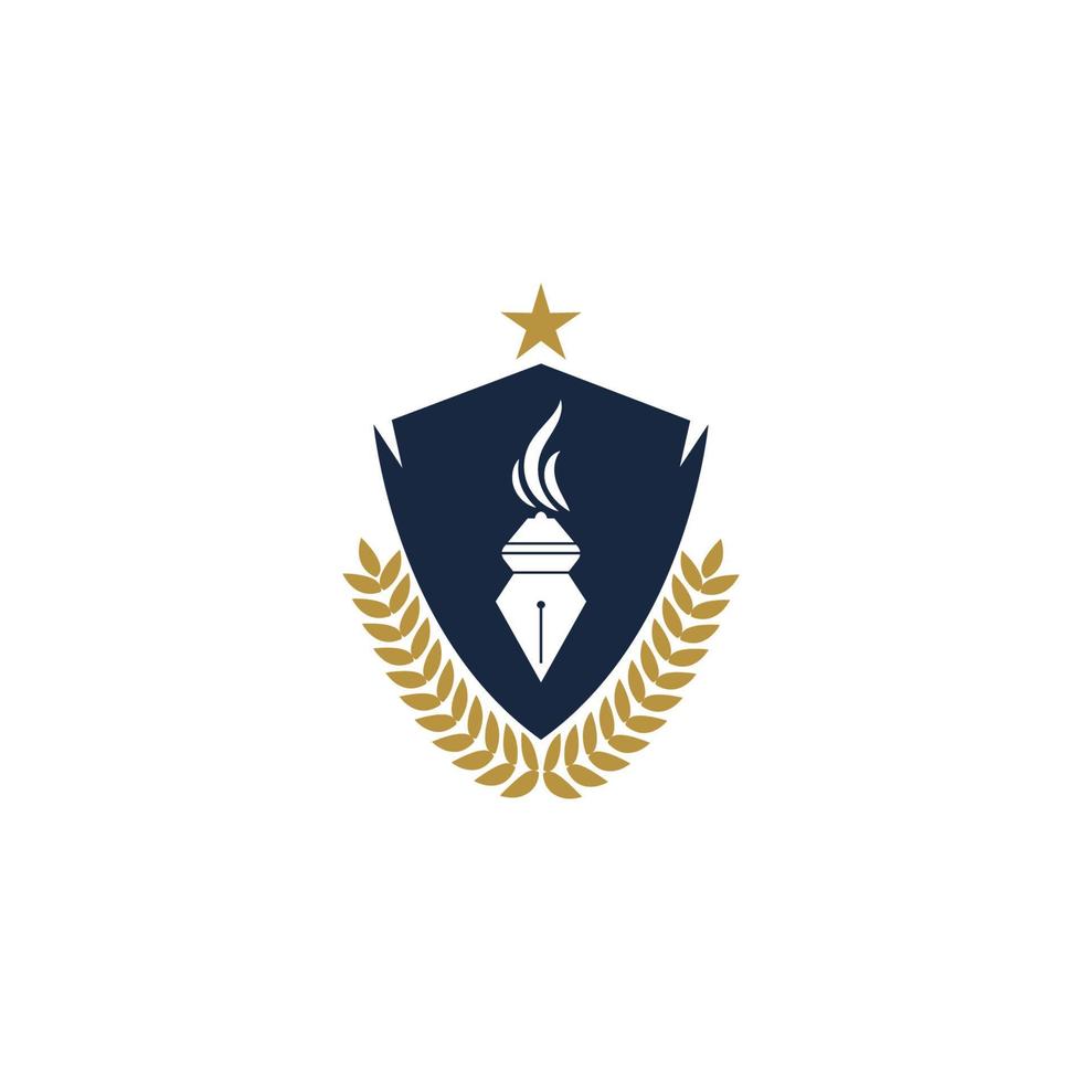 University  Academy  School and Course logo design template vector