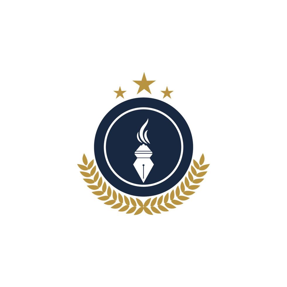 University  Academy  School and Course logo design template vector