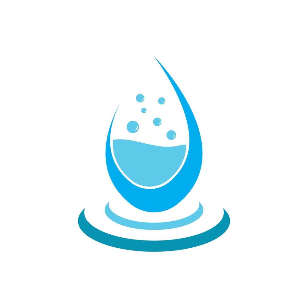 Water drop Logo Template vector