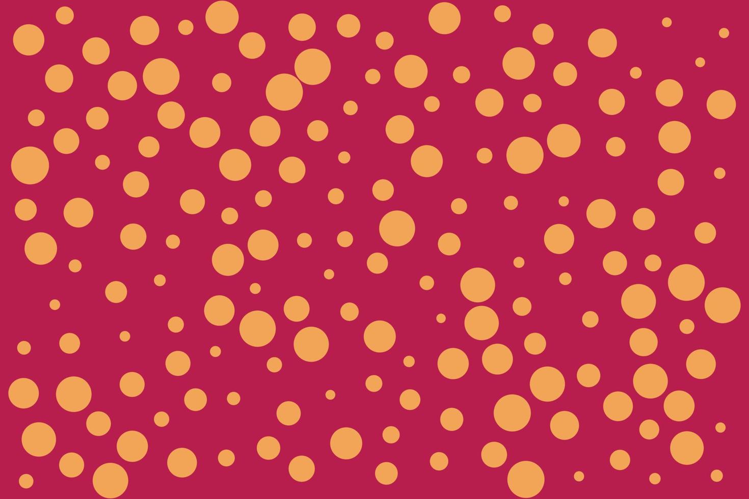 Fashionable pattern for textiles and interior design. Scattered polka dots design. vector