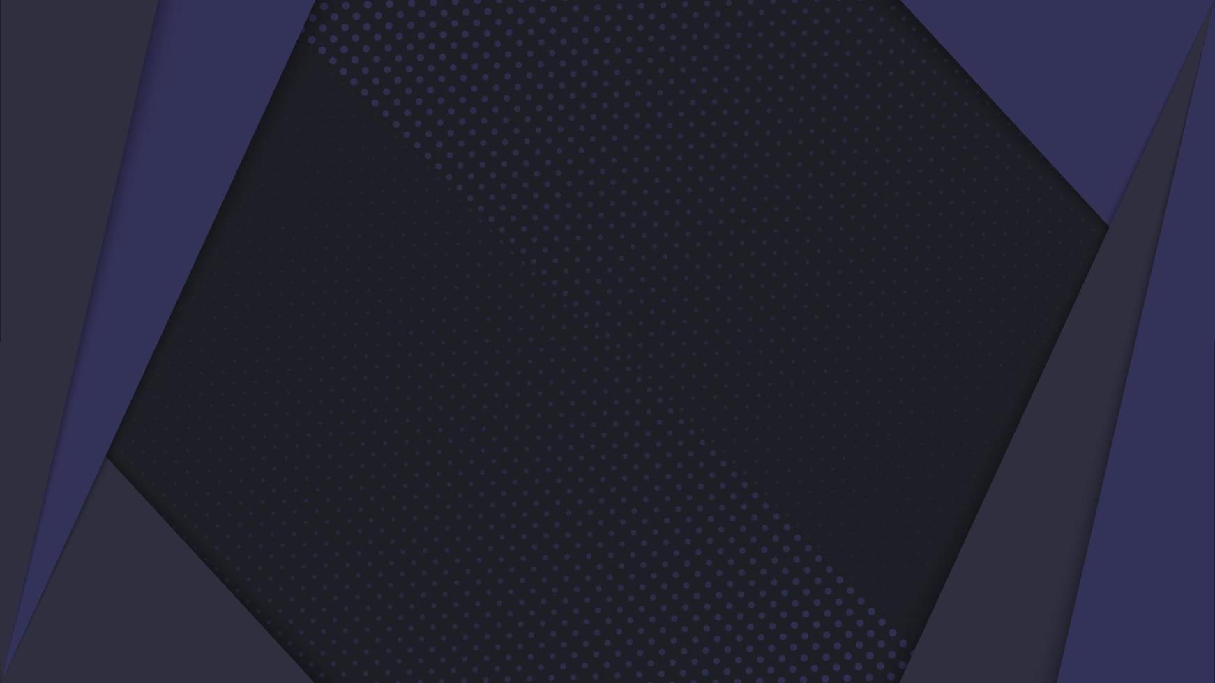 fondo moderno abstracto superpuesto en negro y azul con decoración triangular superpuesta. decoración de textura de fondo de punto pequeño. adecuado para fondos, fondos de pantalla, pancartas, sitios web. eps 10 vector