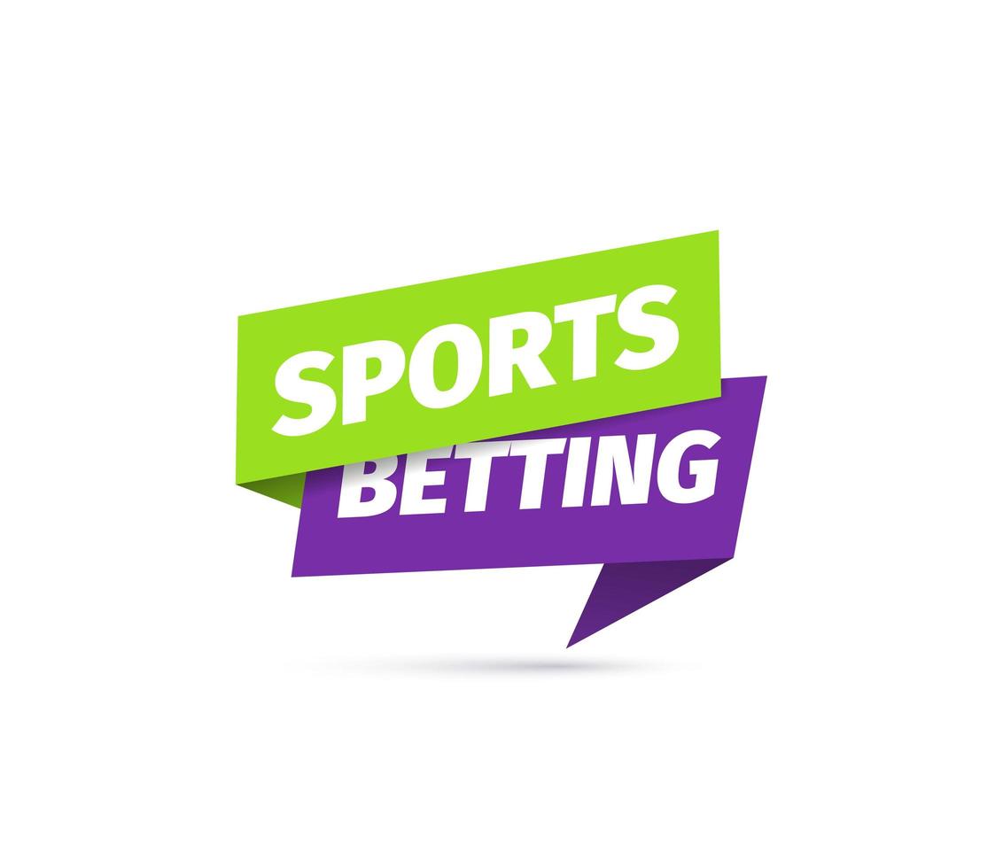 Sports betting isolated vector icon. Sticker for online bets