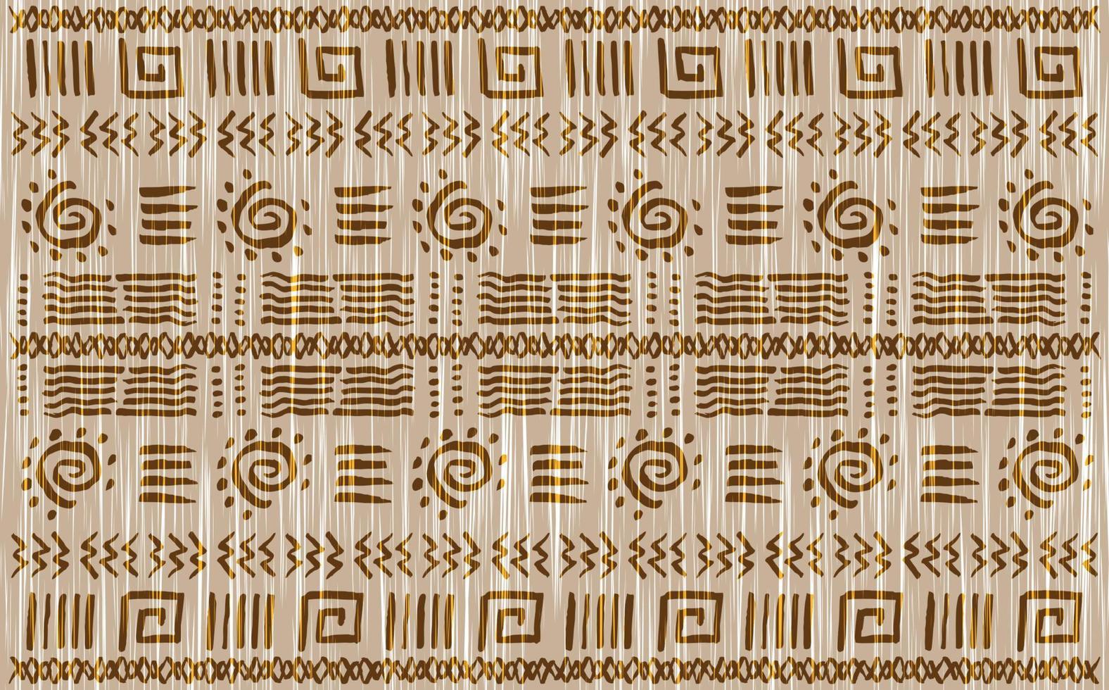 African Wax Print fabric, Ethnic handmade ornament for your design, tribal pattern motifs geometric elements. Vector texture, afro textile Ankara fashion style. Pareo wrap dress, carpet batik