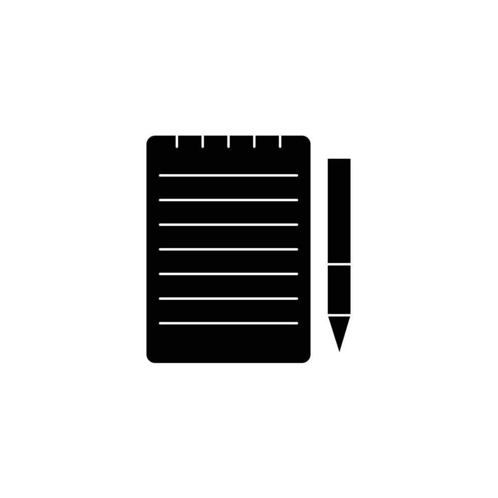 Notebook icon design vector