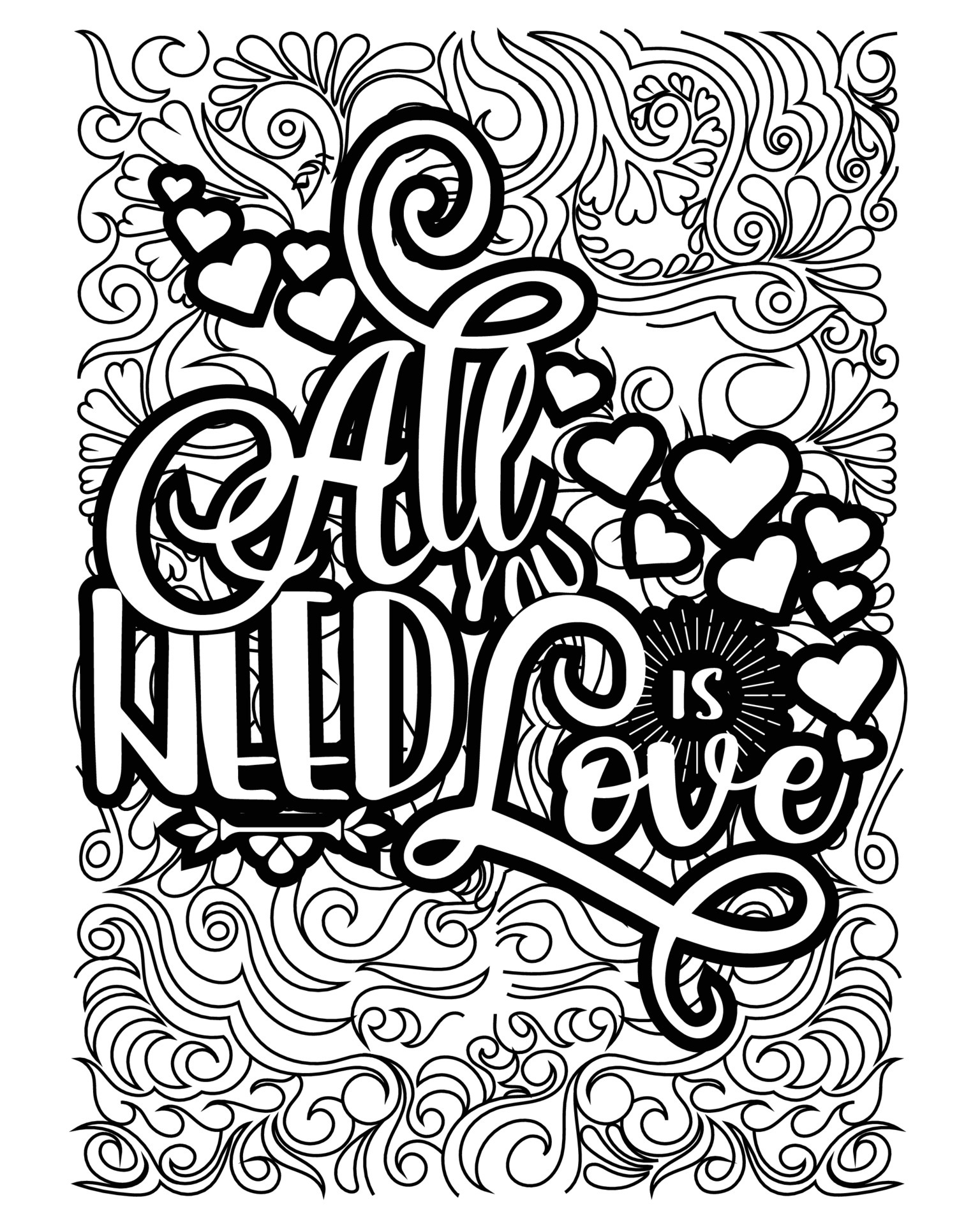 clip art design coloring pages